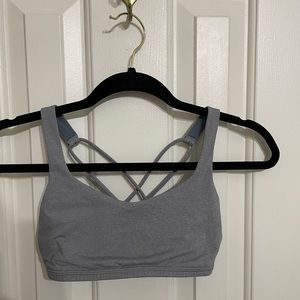 lululemon gray free to be sports bra